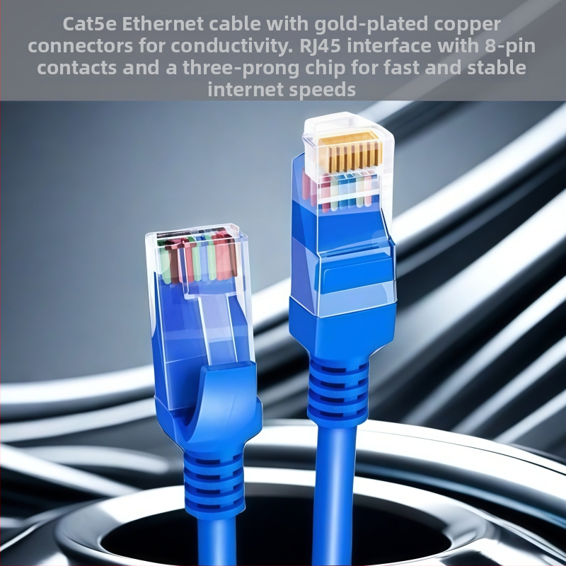 Sieťový kábel kategórie 5e, patch kábel RJ-45, nechráněný, prepletený pár, 100 Mbps