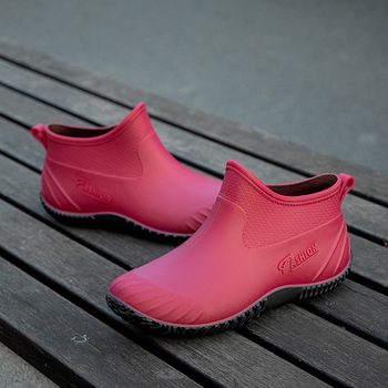 Ženske PVC kišne čizme – protuklizne, otporne na habanje, srednje visine trupa, vodootporne radne cipele za četiri sezone