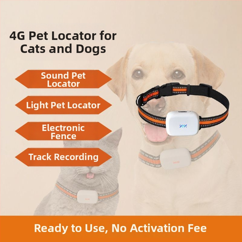 Beidou GPS kaklasaite mājdzīvniekiem, atrašanās vietas noteikšana, pret zaudēšanu, ūdensizturīgs, pret manipulēšanu, saderīgs ar iOS