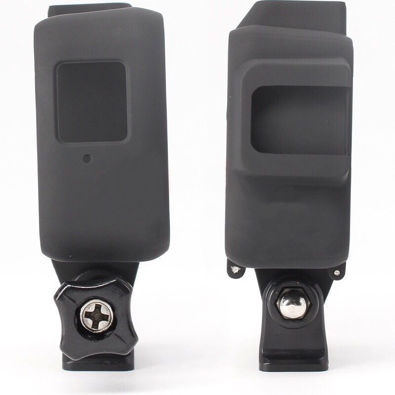 Ochranný rám pre Insta360 One RS so studenou objímkou; materiál: ABS + silikonový sprej; balenie: rám + základňa + skrutka; kompatibilný s Insta360 One RS