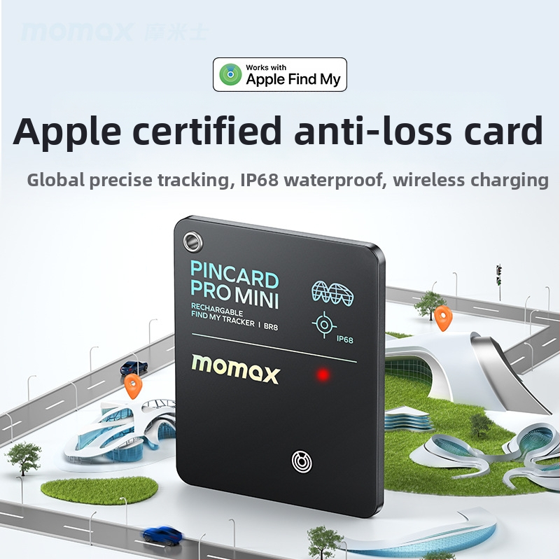 MOMAX BR8 antizaudējuma izsekošanas ierīce Apple iOS, 100 mAh, 11 g