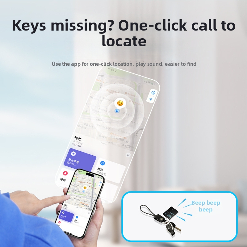 MOMAX BR8 antizaudējuma izsekošanas ierīce Apple iOS, 100 mAh, 11 g