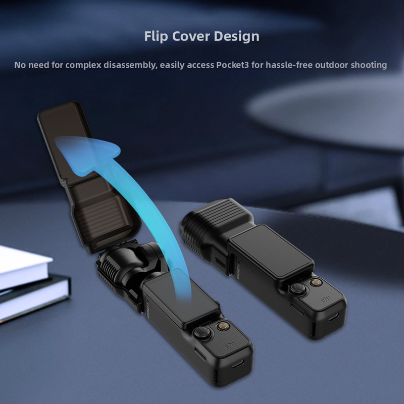 Ochranný kryt objektívu a displeja pre DJI Osmo Pocket 3 - polopriesvitný ABS, pk02, Popcorn