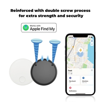 Apple Find My lokator, model BL005S, iOS kompatibilan, baterija CR23032, bežični domet 50 m