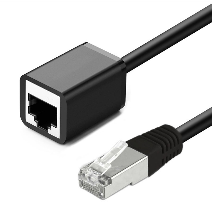 RJ45 mrežni produžni kabel, CAT5E FTP 26AWG, čisto bakar, muško–ženski konektor, brzina prijenosa 150