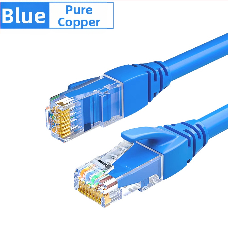 CAT6E sieťový kábel, RJ-45, zvinuté dvojlinky, čistá meď, 1000 Mbps
