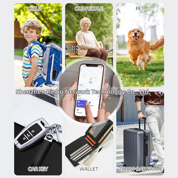 GPS sekiklis MFI001 – MFI sertifikuotos, suderinamas su Android ir iOS, įmontuota mygtukų baterija, ABS medžiaga