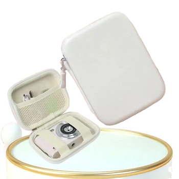 Geantă pentru cameră mirrorless – mini, compactă, husă rigidă PU impermeabilă cu EVA, gravură în relief, capacitate de încărcare 2 kg