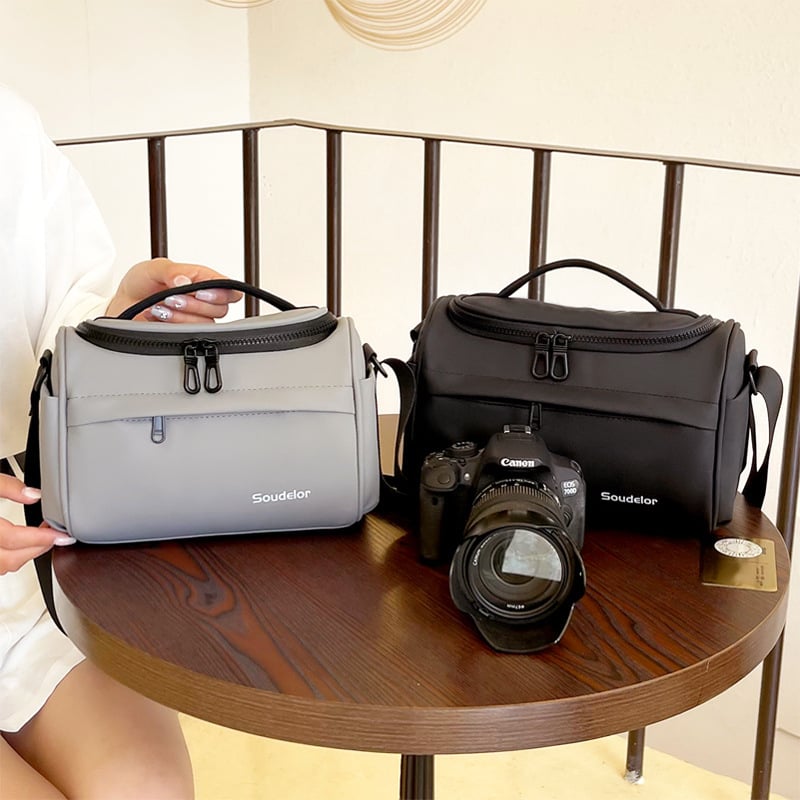 Torba za kameru SLR/Mirrorless - Vodootporna najlonska torba za rame, Unisex, Prijenosni putni torbica