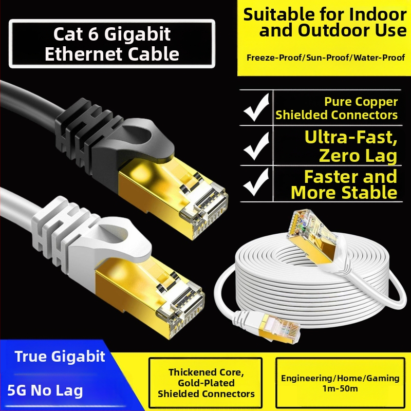 USB Category 6a koaksiālais tīkla kabelis ADSL