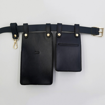 PU juosmens rankinė su magnetiniu užsegimu, 3D išorė, telefono kišenė