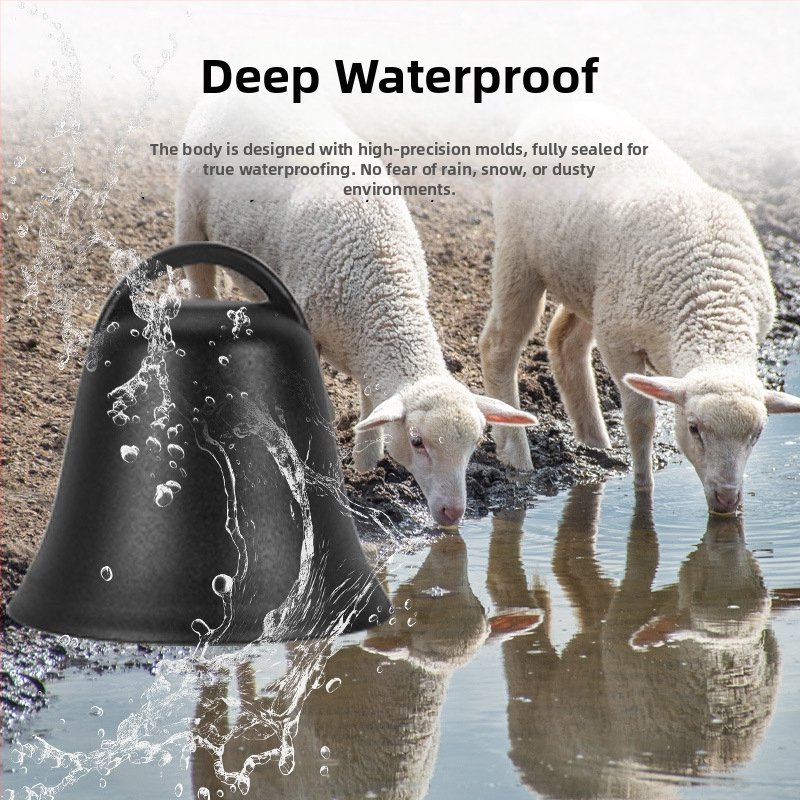 Praćenje stoke s 4G Beidou GPS-om, za vanjsku upotrebu, anti-gubitak i točno određivanje položaja, baterija 2000mAh