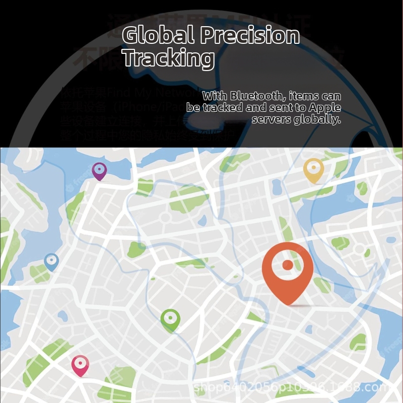 Bluetooth GPS lokator s anti-sledenjem za starije osobe, djecu i kućne ljubimce — globalno pokriće, ultradugo trajanje baterije, stanje pripravnosti 10–12 mjeseci