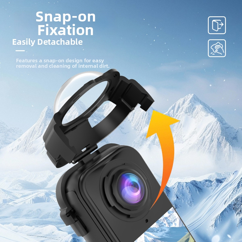 Insta360 X4 Air Kopča Staklena Zaštita Ogledala za Panoramsku Kameru, Optičko Kaljeno Staklo, Snap-on Zaštitni Poklopac