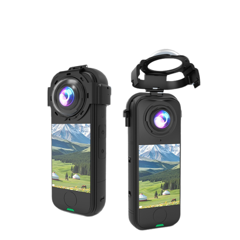 Insta360 X4 Air Kopča Staklena Zaštita Ogledala za Panoramsku Kameru, Optičko Kaljeno Staklo, Snap-on Zaštitni Poklopac