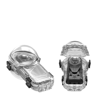 Carcasă protectoare impermeabilă pentru Insta360 X5 — Quick-Release, complet invizibil, corp din PC (60m adâncime, PC, Quick-Release, Complet invizibil)
