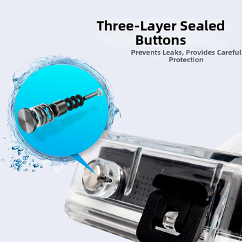 GoPro MAX 2 vandeniui atsparus korpusas panoraminiam veiksmo kamerai – įsk. pagrindą ir nerūdijančio plieno varžtą