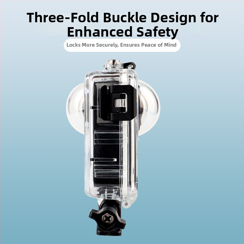 GoPro MAX 2 veekindel korpus panoraamika kaamerale – sisaldab alus ja roostevabast terasest kruvi