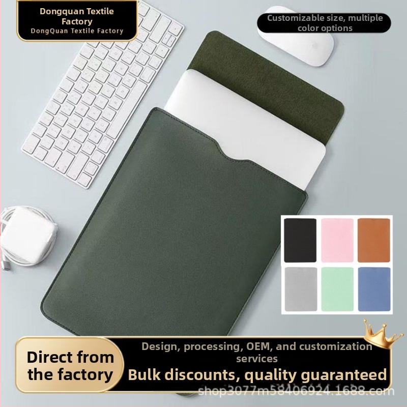 Taška na MacBook – vodeodolná PU konštrukcia, podšívka z syntetickej kože, mestská minimalistická elegancia, jar 2024