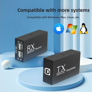 USB plėstuvas Hue104, universalus suderinamumas, kabelio ilgis iki 120 m, raiška 1920x1080, nuotolinio pažadinimo funkcija nepalaikoma, energijos valdymas nepalaikomas