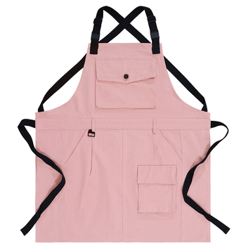 Bez rukava pregača za zaštitu od mrlja, poliester-pamučna tkanina, korejski stil, za catering