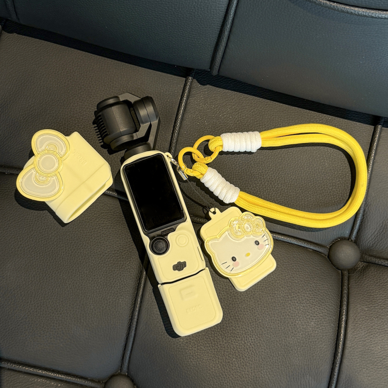 DJI Pocket 3 zaštitna silikonska futrola s mačjim dizajnom
