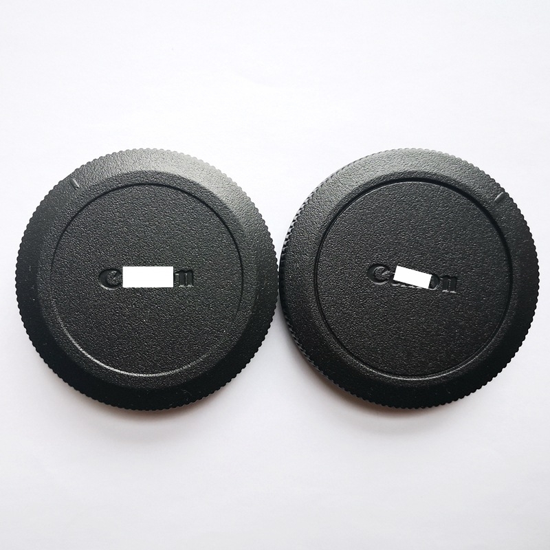 Prednje i stražnje kućište za Canon EOS R s poklopcima RF portova; kompatibilno s Canon R serijom; model YM204; prilagođeno uzorku; pakirano u OPP vrećicu