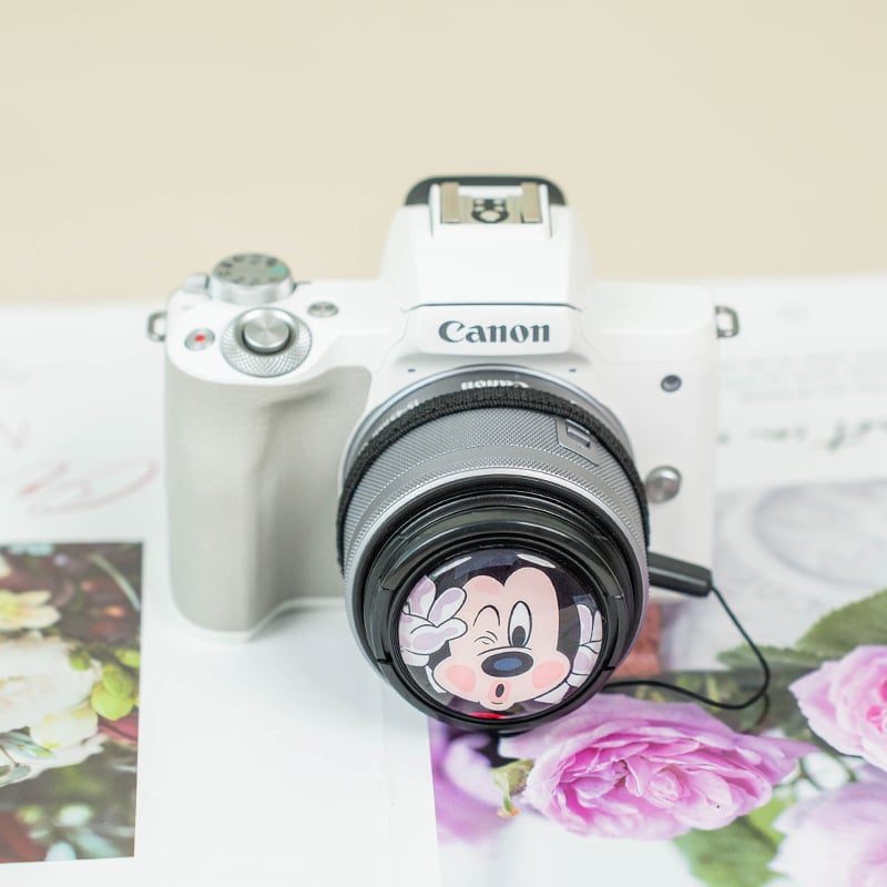 Kapa poklopca objektiva s karikaturalnim dizajnom za Nikon Z30 – kompatibilno s Nikon objektivima, prilagođeni uzorci, jamstvo u zemlji