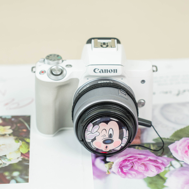 Kapa poklopca objektiva s karikaturalnim dizajnom za Nikon Z30 – kompatibilno s Nikon objektivima, prilagođeni uzorci, jamstvo u zemlji