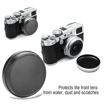 Metalni kapak za objektiv ALC-X100 za Fuji X100/X100F/X100S/X100T/X70 – otpornost na pad, OEM obrada