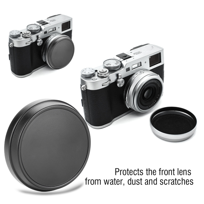 Metalni kapak za objektiv ALC-X100 za Fuji X100/X100F/X100S/X100T/X70 – otpornost na pad, OEM obrada