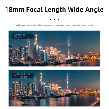 2-in-1 platleņķa makro objektīvs Sony ZV1/RX100M7 un Canon G7X sērijai, ar 18 mm fokusa attālumu, 0,75x platleņķi, 58 mm filtrs, Sony bajonete