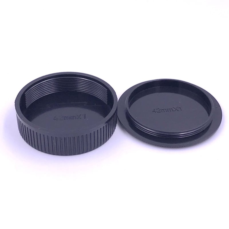 Set kapica za M42 fotoaparat: kućište i stražnja kapa objektiva, 42 mm navoj