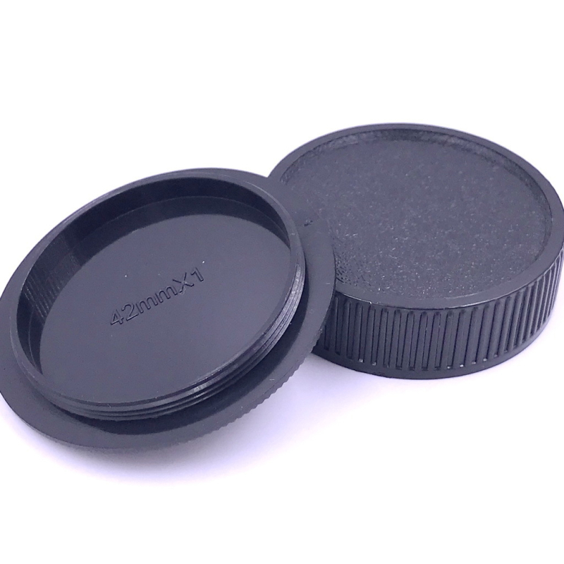 Set kapica za M42 fotoaparat: kućište i stražnja kapa objektiva, 42 mm navoj