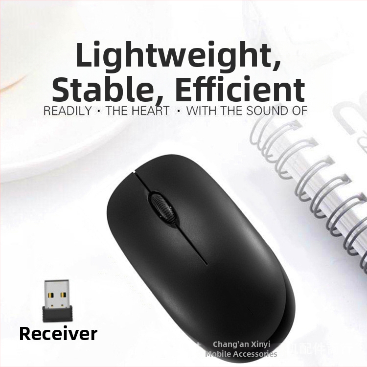 Bezvadu pele Q2, 2 taustiņi, 1000dpi, optoelektronika, plug-and-play