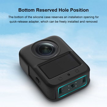 Silikonska zaštitna kućica za DJI Osmo 360 s poklopcem leće | Puluz Fat Cow Pu783