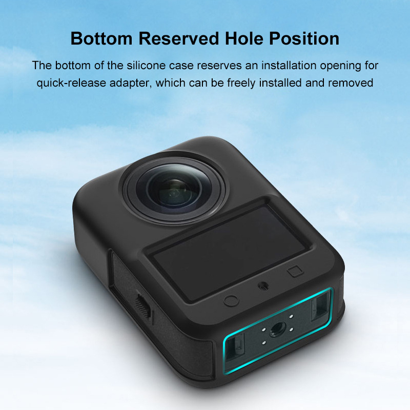Silikonska zaštitna kućica za DJI Osmo 360 s poklopcem leće | Puluz Fat Cow Pu783