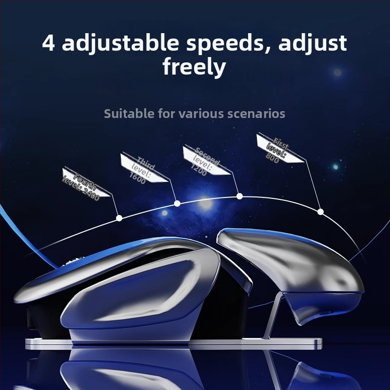 Pioneer Q6 belaidė pelė, 2.4G USB, 1600 DPI