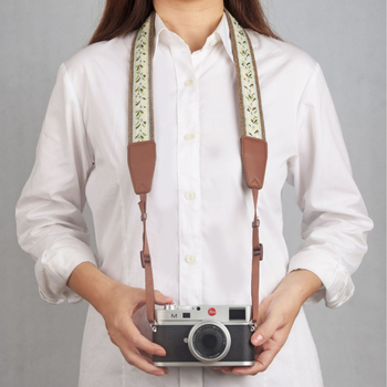 Remen za ramena za kameru kompatibilan s Fuji i Sony mirrorless, crossbody, retro dizajn
