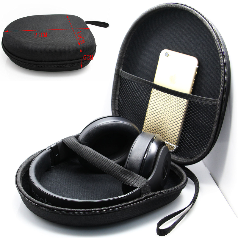 MDR-XB450/950AP fülhallgató tároló táska, EVA kemény külső, OEM gyártás, licencelhető magáncímke