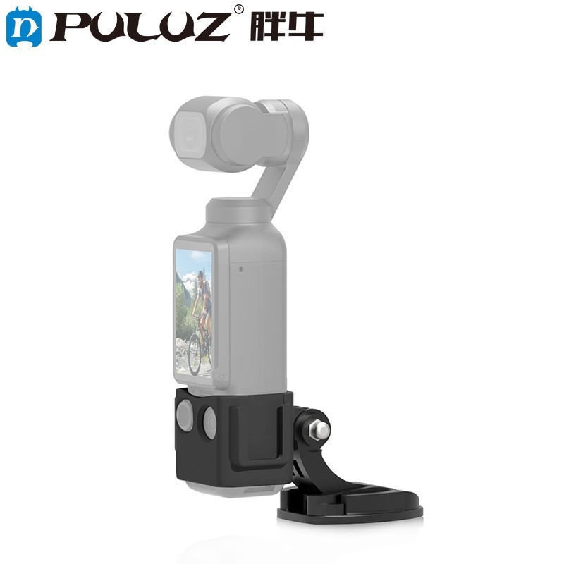 Puluz Fat Cow Pu899 adaptor pentru cameră pentru DJI Osmo Pocket 3, construcție ABS, suport extensibil