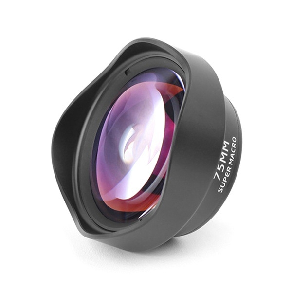 Okostelefonhoz makroobjektív, 75 mm, HD minőség, makró fotózás