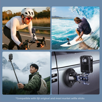 DJI Osmo 360 panoraminės kameros apsauginis rėmas – metalinė konstrukcija su objektyvo dangteliu