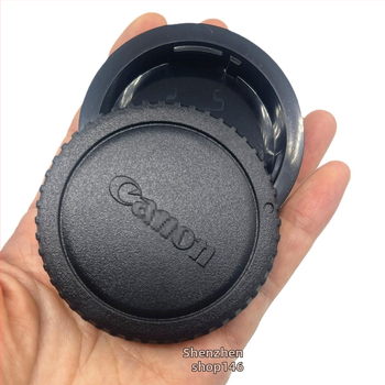 DSLR korpuso dangtelių rinkinys: priekinis korpuso dangtelis, užpakalinis objektyvo dangtelis, dulkių dangtelis ir objektyvo dangtelis; EOS suderinamas; OEM gamyba; išleista 2021