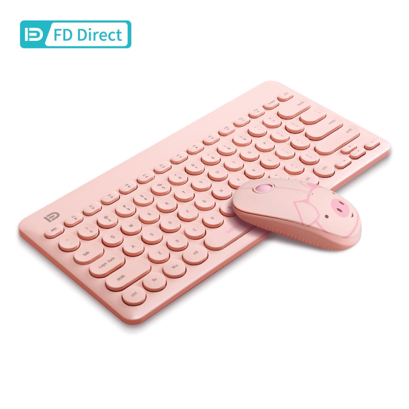 Bežični komplet tipkovnica i miš EK6210 (USB tipkovnica, USB miš; 2400dpi optički senzor; Plug-and-Play; 1-godišnje jamstvo)