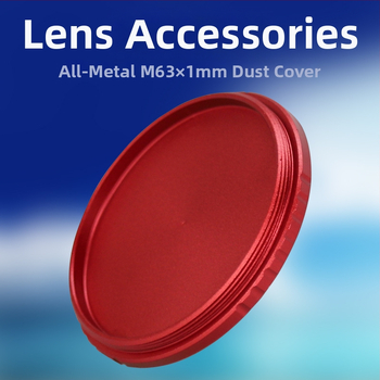 Datyson putekļu vāciņš objektīvam M63, pilnmetāla korpuss, modelis 5P9849D, vītne M63X1mm