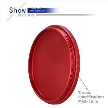 Datyson putekļu vāciņš objektīvam M63, pilnmetāla korpuss, modelis 5P9849D, vītne M63X1mm