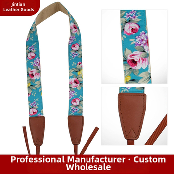 DSLR kamera vállpánt — marhabőr, etnikus vintage művészi stílus, OEM