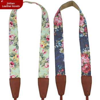 DSLR kamera vállpánt — marhabőr, etnikus vintage művészi stílus, OEM