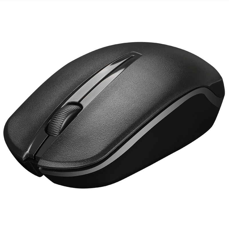 Mouse de birou wireless A911, trei butoane, 2.4G, 1600 DPI, design ergonomic